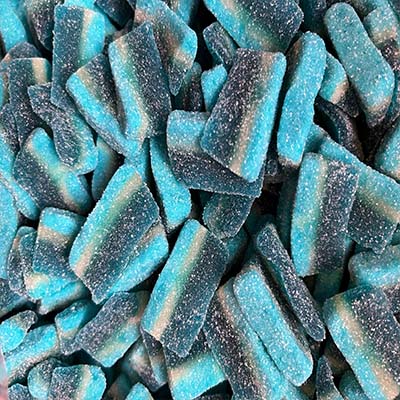 Fizzy Blue Raspberry Slices