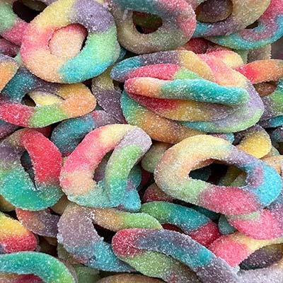 Fizzy Rainbow Rings (Halal)