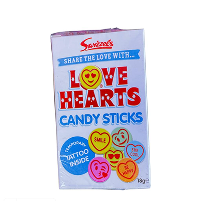 Love Heart Candy Sticks