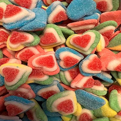 Triple Layered Love Hearts - (Halal)