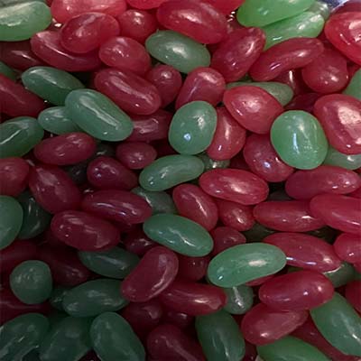 Watermelon & Cherry Jumbo Jelly Beans (V, GF, DF, Halal)